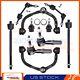 10 PC Kit Upper Control Arms Lower Ball Joints Suspension & Steering Part