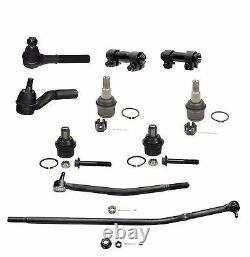 10 Pc Front Suspension Kit for Ford E-250 E-350 E-450 Upper & Lower Ball Joints