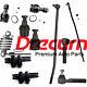 10PC Ball Joint Tie Rod Drag Link Kit For Ford F350 4x4 1992 1997