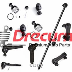 10PC Drag Link Tie Rod Ball Joints For Chevrolet K10 Pick Up 81-91 4WD