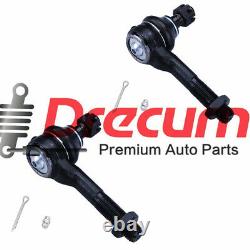 10PC Idler Piman Upper Lower Ball Joints Inner Outer Tie Rods Set Montero Sport