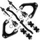 10Pcs Suspension Kit for 1990-1993 for Accord with Suspension Parts Upper Cont