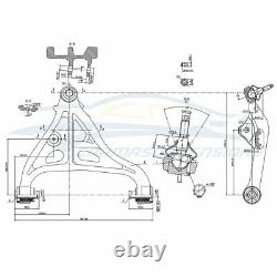 10pc Fits FORD F-150 2005 2008 Suspension Front Upper Lower Control Arms Part