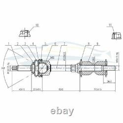 10pc Fits FORD F-150 2005 2008 Suspension Front Upper Lower Control Arms Part