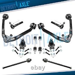 10pc Front Upper Control Arm Lower Ball Joint Tierod Sway Bar for GMC Chevy RWD