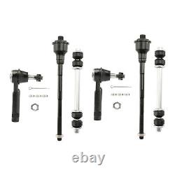 10x For GMC Sierra 1500 4WD Front Control Arms Tie Rod Ends Sway Bar Car Parts