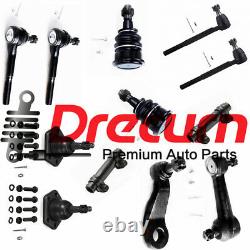 12PC Steering Kit Idler Pitman Tie Rod Ball Joint For R10 C10 C1500 Fits 83-87