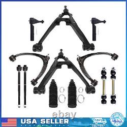 12pc Front Upper & Lower Control Arm Sway Bar For 2007-2013 Chevy Silverado 1500