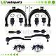 12set Complete Front Wheel Hub Bearing Control Arm Tie Rod End Suspension Parts