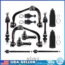 12x Front Upper Control Arm Ball Joint Tie Rod End For 2005-2007 2008 Ford F-150