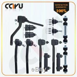 13pcs Suspension Parts Tie Rods End Ball Joint Idler Arm Stabilizer Bar Link Kit