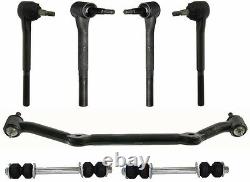 14 Pc Kit Front Upper Control Arm Ball Joints Inner & Outer Tie Rod End RWD ONLY