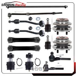 14Pcs Front Control Arm Ball Joint Wheel Bearning Hub For Jeep TJ 1997 1998-199