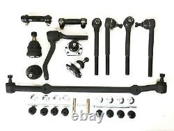 14pc Kit Upper Lower Ball Joints, Inner Outer Tie Rod Ends, Adjusting Sleeves