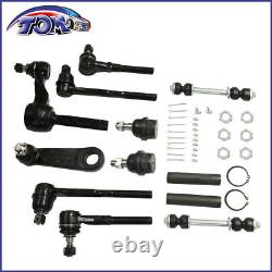 14pcs Front Control Arm Ball Joint Tie Rod Kit 2.48 Bolt For Ford F-150 2WD/RWD