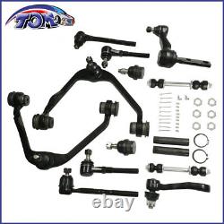 14pcs Front Control Arm Ball Joint Tie Rod Kit 2.48 Bolt For Ford F-150 2WD/RWD