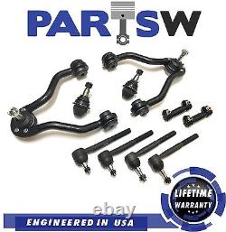 16 Pc Suspension Kit for Cadillac Chevrolet GMC Upper Control Arms Tie Rod Ends