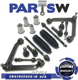 16 Pc Suspension Kit for Dodge Ram 1500 RWD Only Upper Control Arms/Tie Rod Ends