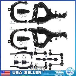 16x Front Upper & Lower Control Arm Tie Rod For 2004-2007 GMC Envoy Trailblazer