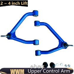 2-4''Lift Front Upper Control Arms KIT For 2007-2015 Chevy Silverado 1500