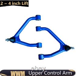 2-4''Lift Front Upper Control Arms KIT For 2007-2015 Chevy Silverado 1500