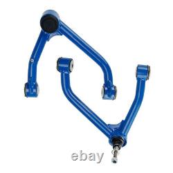 2-4'' Lift Kit Front Upper Control Arm Blue For 2007-2015 Chevy Silverado 1500