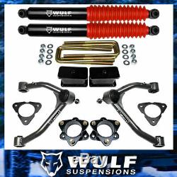 3.5 Front 3 Rear Lift Kit with Control Arms For 2007-2016 Chevy Silverado GMC