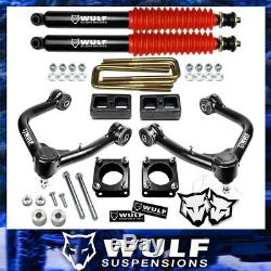 3 Front 2 Rear Lift Kit with Control Arms For 2007-2018 Toyota Tundra 4WD