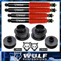3 Front 2 Rear Lift Kit with WULF Shocks For 2014-2018 Dodge Ram 2500 4WD