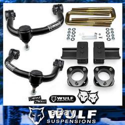 3 Front 3 Rear Full Lift Kit with Upper Control Arms For 2004-2018 Ford F150 4WD