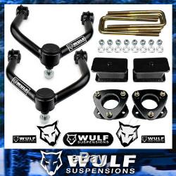 3 Front 3 Rear Lift Kit with Control Arms For 2004-2019 Nissan Titan