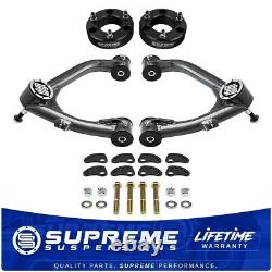 3 Leveling Kit Uni-Ball Upper Control Arms fits 2007-2020 Tahoe Yukon Escalade