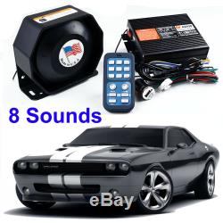 400W Siren Horn Loud Speaker Car Truck Warning Alarm PA MIC System 8 Tone Part