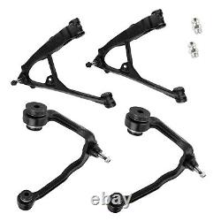 4Pcs Front Upper & Lower Control Arms Steering Part For Chevy Silverado 1500