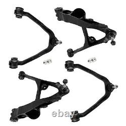 4Pcs Front Upper & Lower Control Arms Steering Part For Chevy Silverado 1500