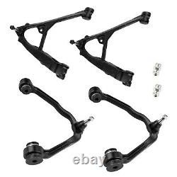 4Pcs Front Upper & Lower Control Arms Steering Part For Chevy Silverado 1500