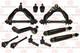 4WD Dodge Parts Upper Control Arms For Dakota & Durango Lower Ball Joints Shocks
