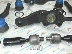 4WD For 95-04 TOYOTA TACOMA 8Pcs Front Lower & Upper Ball Joints & Tie Rod Ends