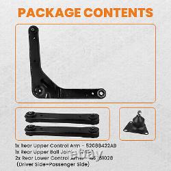 4pc Rear Upper Lower Control Arm Kit for Jeep Grand Cherokee 1999-2004