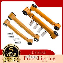 4pcs Rear Upper & Front Lower Control Arms Kit For 1997-2006 Jeep Wrangler TJ