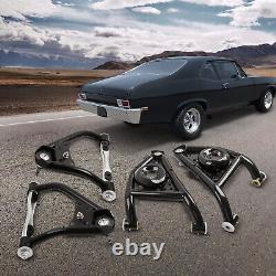 4x Front Heavy Duty Upper & Lower Control Arms for Camaro Firebird 1967-1969