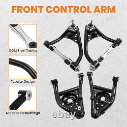 4x Front Heavy Duty Upper & Lower Control Arms for Camaro Firebird 1967-1969