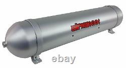 5 Gallon 7 Port Air Tank Brushed Aluminum 33 Seamless Spun Air Ride Suspension