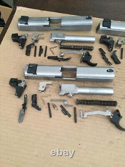 5x LOTS S&W SW40VE Parts Lot Upper Slide And Parts rebuild / repair