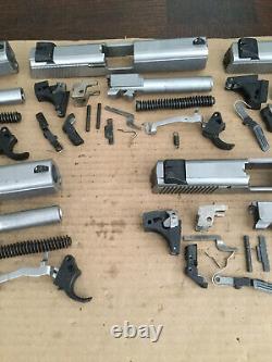 5x LOTS S&W SW40VE Parts Lot Upper Slide And Parts rebuild / repair