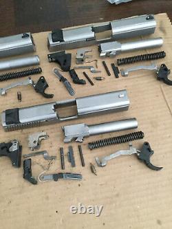 5x LOTS S&W SW40VE Parts Lot Upper Slide And Parts rebuild / repair