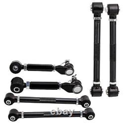 6 Pcs Rear Upper & Lower Control Toe Camber Arms for Honda Accord 2003 2007