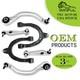 6PCS Front Upper & Lower Control Arms 104435400A For 2017-20 2021 Tesla Model 3