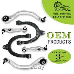 6PCS Front Upper & Lower Control Arms 104435400A For 2017-20 2021 Tesla Model 3