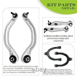 6PCS Front Upper & Lower Control Arms 104435400A For 2017-20 2021 Tesla Model 3
